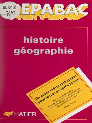 cover image of Histoire, géographie